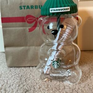 LIMITED EDITION Starbucks Clear Bear Cup 🧸